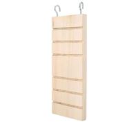 Generic Pet Ladder Wooden Play and Rest Board for Hamster Mouse Small Pets Cage Khaki 16x7x1cm