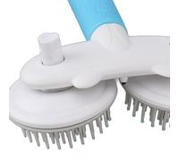 Generic Pet Massager Effective Hair Removal Handheld Tool for Sore Muscles Relaxation Size 19.5x12.5x6cm (Blue)