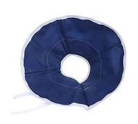 Generic Pet Protective Collar Soft Cute Dog Surgery Cat Recovery Elizabeth Circle Dark Blue for Postoperative Rehabilitation Suitable for Cat and Dog (S)