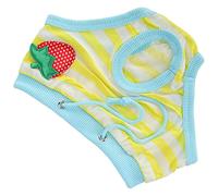 Generic Pet Reusable Diapers for Pigs, Cute Strawberry Pattern, Soft Cotton Physiological Underwear, Keeps Pets Clean &, 1 Unit (XL)