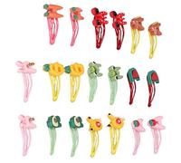 Generic Pet Snap Hair Clips Cute Plastic Hairpins 20pcs for Dogs Cats Rabbits, Multi Colors and Styles Hair Accessories for All Scenes