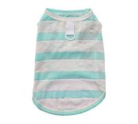 Generic Pet Vest Dog Harness - Breathable Summer Cooling Vest with Traction Ring, Soft Striped Design for Small Medium Large Dogs & Cats Green XL