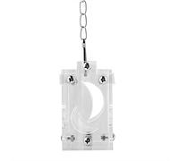 Generic Pets Food Feeder Acrylic Feeding Puzzle Toys for Birds Hamster Rabbit Squirrel - Transparent Design