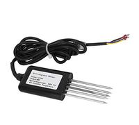 Generic PH NPK Temperature and Humidity Sensor for Soil Testing with RS485 Output Signal, Stable and Accurate Conductivity Detector for Scientific Experiments, Water-saving Irrigation, 5.4x1.8in, 1pc