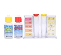 Generic PH Pool Water Quality Test Kit, Compact Portable Dual-Use Box with Water Testing Box, Accurate Measurement, Easy Operation for Swimming Pool and Hot Springs Water Testing, with