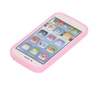 Generic Phone Kids Learning Toy, English Interactive Phone Toy High Simulation Listen for Home Games (Pink)