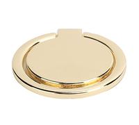 Generic Phone Ring Holder Strong Adsorption Metal Phone Holder for Magnetic Car Mount Stylish Small Universal for Mobile Phones 360° Rotation Lightweight for Watching Drama and Entertainment (Golden)