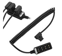 Generic Photography Power Supply, Photography Power Supply Camera 1 to 4 D Tap Splitter Cable D Tap Splitter Cable Camera (Spring wire)