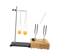 Generic Physical Acoustics Experimental Set Virbration Experimental Instrument 440Hz Tuning Forks Set for Relaxation Kids Students