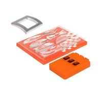 Generic Physics Optical Experiment Set with Prism Convex and Concave Lenses Light Refraction Kit for Science Demonstration Reflector and Linear Light Source Educational Optic Tools for