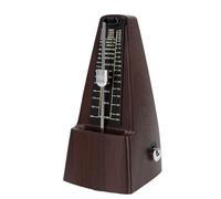 Generic Piano Metronome, Deep Wood Grain Mechanical Metronome for Guitar Violin