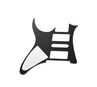 Generic Pickguard Material, Pickguard HSH Electric Guitar Acoustic Guitar with PVC Pick Guard Scratch for G250 Replacement White Pearl 3 Ply (Black Pearl)