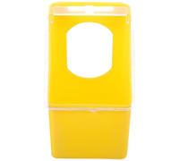Generic Pigeon Feeder Hanging Food and Water Bowl Cage Feeder Plastic Large Capacity Yellow Practical Gift for Pet Birds Suitable for Hanging the Cage in Individual