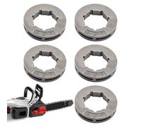 Generic Pignon de Rim 10mm-7d Set of 5 Clutch Drum Gable Cutting Accessories 3/8-7 Teeth for Chain Center Gear Rotage Precision Replacement Part 3/8-7 Teeth