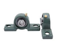 Generic Pillow Block Bearing, Pillow Bearing 2pcs UCP202 Block Ball Mounted Cast Housing OD 40mm ID 15mm