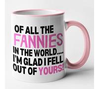 Generic Pink 11oz Rude Mother's Day Mug - Of All The Fannies In The World
