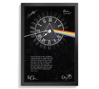 Generic | Pink Floyd quote | Time | Framed photo print | Pro lustre paper | A4 (21 x 29.7 cm) | Wall Art