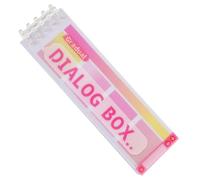 Generic Pink Gradient Self-Adhesive Memo Pads Tearable Note Stickers, Paper Material, Creative Design for Office and Home Use, Convenient to Use and Can be Posted on Computers or Walls, 1