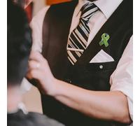 Generic Pink October, Elegant Pink Ribbon Brooch Metal Ribbon Badge Pins Decor Breast Cancer Decorations Cancer Gifts Awareness Pins for Charity Event Survivors Sport Gatherings Supplies