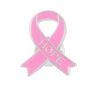 Generic Pink October, Pink Ribbon Pin for Charity Events Surviving Breast Cancer Awareness Hope Brooch Jewelry for Women Charity Pin Badges Event Survivors Sport Gatherings Supplies