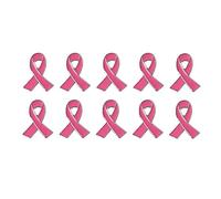 Generic Pink Ribbon, Pink Ribbon Badge Brooch Breast Cancer Badge Accessories Satin Pins Brooch Pins for Charity Public, Social Event, Charity Fundraising, Memorials Activity