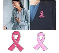 Generic Pink Ribbon, Pink Ribbon Pin for Cancer Survivors Enamel Jewelry Brooches for Women Pin Badges Breast Cancer Support Gift Breast Backpacks, Badges, Hats, Bags