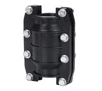 Generic Pipe Clamp for Repairing Water Pipe Leaks, Leak Sealant, Emergency Plug for Cast Iron, Cement and PVC, Multi, Inner 3.2cm L 12cm