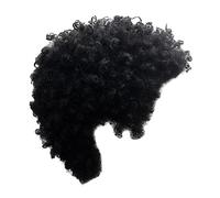 Generic Pixie Cut Wig, Black Short Curly Afro Synthetic Wig For Women