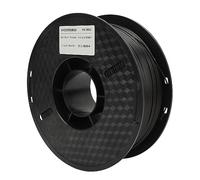 Generic PLA Filament 1.75mm Diameter X 340m Easy to Use Vacuum Packaging 3D Printer Filament Neat Wiring for Decoration (Black)