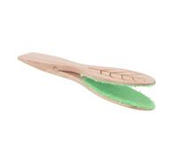 Generic Plant Leaf Cleaning Tongs Dual-Sided Leaf Shaped Lint Cleaner Comfortable Grip for Indoor & Outdoor Plants, Cedar Wood, 1 Piece