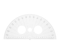 Generic Plastic 9.6 Inch Math Protractor Half Circle Angle Measuring Tool for Students Geometry and Drafting