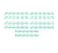 Generic Plastic Binding Spines 19mm 30 Rings Comb Binder Strong Toughness 150 Sheets Capacity for Presentations (Green)