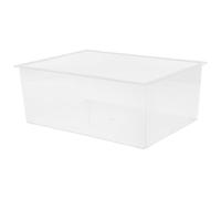 Generic Plastic Laboratory Water Basin with Slip-resistant Bottom and Crystal Visibility, Square Experiment Sink for Cleaning Lab Tools and Scientific Work