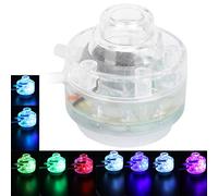 Generic Plastic LED Fish Tanks Light, Colourful Gradient Submersible for Aquarium, and Energy Saving, 4.3cm Diameter, 1 Unit