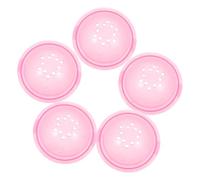 Generic Plastic Pipe Stopper Pink Plastic Material 5pcs for Hamster Cage DIY Tube Stopper, Easy to Install Providing Safe Area Hamster External Tube End the Cage
