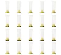 Generic Plastic Queen Cell Protective Cover 20Pcs with Uneven Grid for Beekeeping Tools Easy to Carry and Store Suitable for Bee Queen