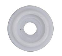 Generic Plastic Snaps Fasteners Kit 200 Sets No Sew Round Buttons T3 Size for Clothing Crafts Sewing Bright White Black Lightweight