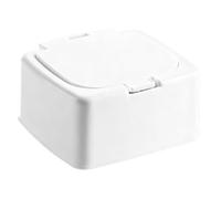 Generic Plastic Storage Box, Push Button Design with Round Corners, for Stationery Jewelry Crafts Toys Food Storage (Single Grid)