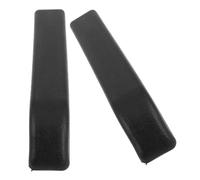 Generic Plastic Wheelchair Armrest Pad Comfortable and Easy to Clean Arm Rest 2 Pcs with Anti-Slip Surface Black for Wheelchairs Suitable for Hospitals and Nursing Homes