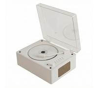 Generic Player With | Multi-Functional, Portable with Speaker, Retro-nostalgic, for Office, Music Lovers, Audiophiles, White