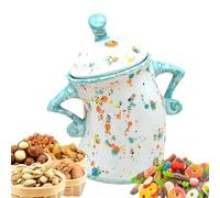 Generic Playful Humorous Canister with Attitude, Funny Food Storage Jar, 20x17.5x10cm/7.87x6.89x3.94 inches, Blue, 3.5L