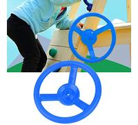 Generic Playground Steering Wheel Durable Plastic Swing Set Accessories for Kids, Easy to Install and Remove for Playground or Swing Set (Blue)