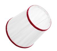 Generic Pleated Cloth Lamp Shade Replacement Cover for Table Lamps Easy Installation and Reducing Glare, Rustic Decorative Fabric Lampshade for Household or Hotel Use, 17x16x12cm