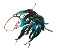 Generic Plume Hairband for Women Headband Lightweight and Comfortable Bohemian Party Accessories with Elegant Green Design Festival for Other Occasions