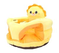Generic Plush Baby Seat with Back Support Comfortable Soft Material Perfect for Learning to Sit At Home (Lion)