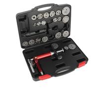 Generic Pneumatic Brake Caliper Rewind Tool, High Efficiency Brake Piston Wind Back Tool Portable 45 Steel Universal Fit 24PCS for Cars