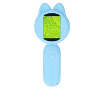 Generic Pocket Handheld Microscope Compact HD IPS Screen for Young Scientists with Adjustable Brightness Ideal for Indoor Outdoor Use (Blue)