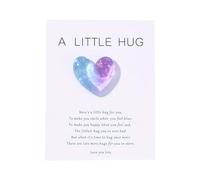 Generic Pocket Hug Token Gifts Pocket Hug Cards Inspirational Gifts for Women Daughter Granddaughter Boy Son Grandson Children's Day Christmas Birthday Gift (blue+purple), 1pcs