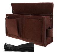 Generic Pocket Tool Belts, Brown Heavy Duty Construction Tool Belt, Adjustable Utility Belt for Gardening,Electrician,Carpenter,Construction Tool Belt
