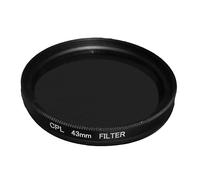 Generic Polarizer Filter CPL Lens Filter Spare Parts, Lens Attachments,Easy Installation Camera Lens Polarizing Filter Circular Polarizers Filter, Bore 43mm